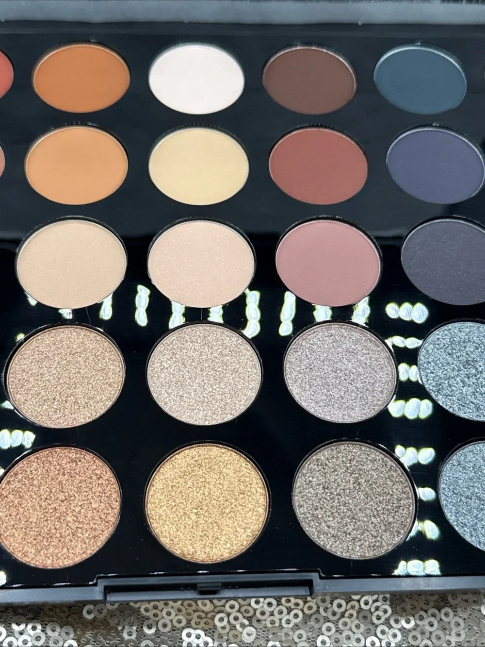 Morphe 35MI Magic Mirror Eyeshadow Palette - Warm Neutral & Shimmer Mix